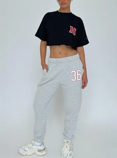 Hype And Vice Harvard Sweatpants In Grey