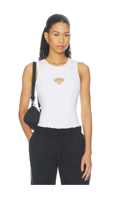 Hype And Vice Knicks Contouring Bodysuit In White