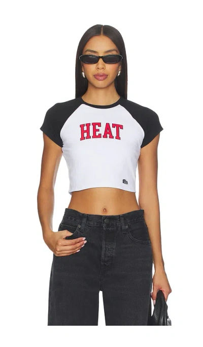 Hype And Vice Miami Heat Homerun Tee In Black