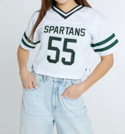 Hype And Vice Michigan State Football Top In White