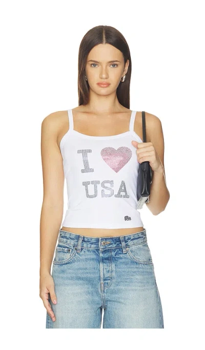 Hype And Vice Playmaker Tank In White