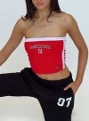 Hype And Vice Sdsu All Star Tube Top In Red