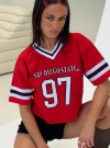 Hype And Vice Sdsu Football Jersey In Red