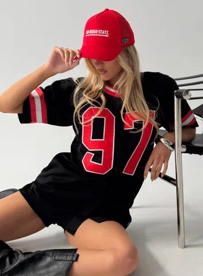 Hype And Vice Sdsu Trucker Hat In Red