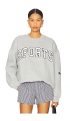 Hype And Vice Sports Offside Sweatshirt In Gray