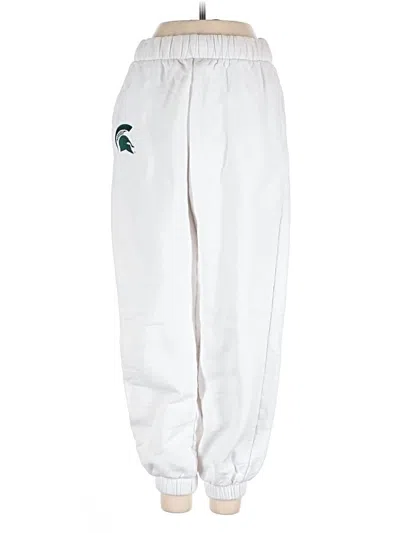 Pre-owned Hype And Vice Sweatpants In White