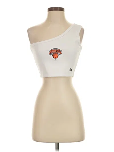 Hype And Vice Tank Top Ivory Strapless Neckline Tops