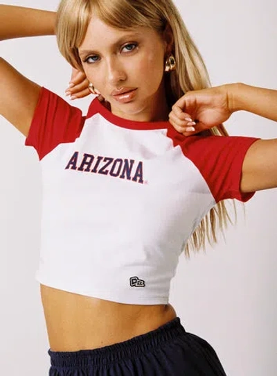 Hype And Vice U Of A Homerun Tee In Red / White