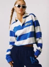 Hype And Vice Ucla Rugby Polo Blue / White In Ucla Blue / White
