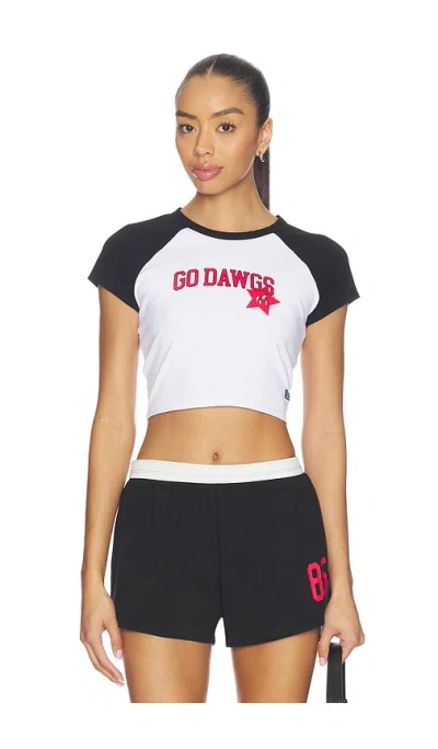 Hype And Vice University Of Georgia Homerun Tee In Black