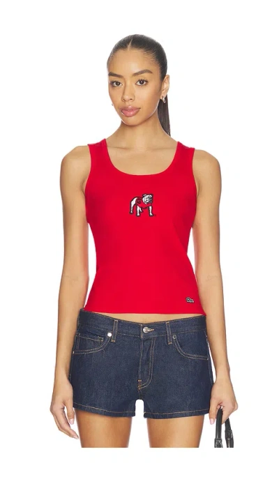 Hype And Vice University Of Georgia Mvp Tank Top In Red