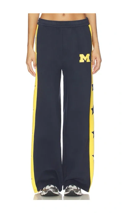 Hype And Vice University Of Michigan All-star Stride Pants In Blue