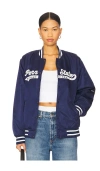 Hype And Vice University Of Pennsylvania A-games Varsity Jacket In Blue