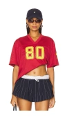 Hype And Vice University Of Southern California Boyfriend Jersey Top In Red