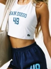 Hype And Vice Usd Tailgate Top In White