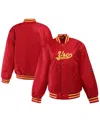 Hype And Vice Women's Cardinal Usc Trojans A-game Varsity Full-snap Jacket In Red