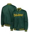 Hype And Vice Women's Green Notre Dame Fighting Irish A-game Varsity Full-snap Jacket In Green