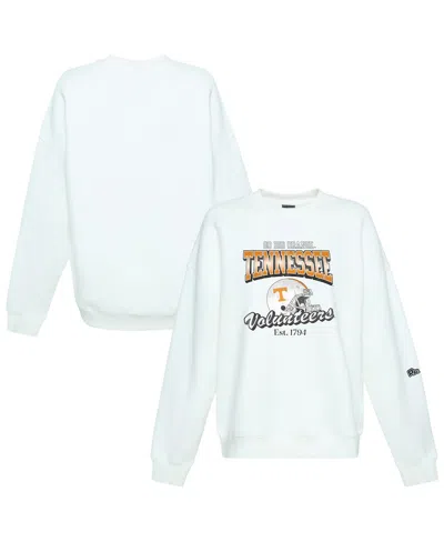 Hype And Vice Women's White Tennessee Volunteers Classic Era Sweatshirt