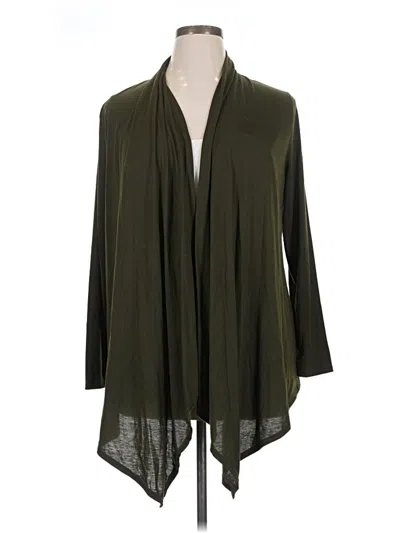 Pre-owned Hype Cardigan Sweater In Green