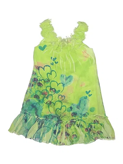Pre-owned Hype Kids' Dress In Green