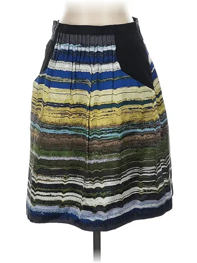 Pre-owned Hype Silk Skirt In Blue