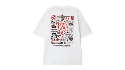 Pre-owned Hypebeast Men's  X Verdy 20th Anniversary T-shirt In White