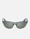 Hypebeast Ray-ban X  20th Anniversary Mega Balorama Sunglasses In Gray