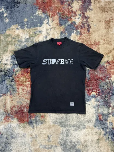 Pre-owned Hypebeast X Supreme T Shirt Hype In Black