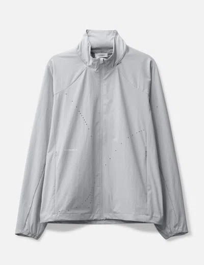 Hypegolf X Post Archive Faction (paf) Perforated Windbreaker In Grey