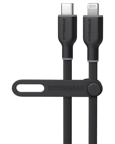Hypergear Flexi Pro Usb-c To Lightning Cable 6ft In Black