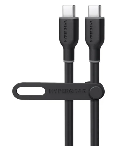 Hypergear Flexi Pro Usb-c To Usb-c Cable 6ft In Black