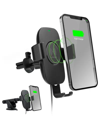 Hypergear Gravity 15w Wireless Fast Charge Mount In Black