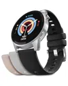 Hypergear Smartwatch + Fitness Tracker Silver In Silver
