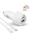 Hypergear Speedboost 25w Pd Lightning Car Kit In White