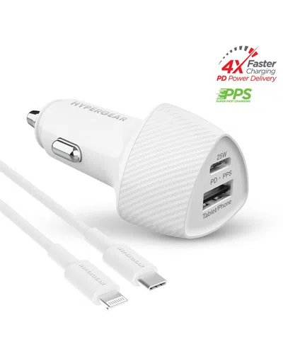 HYPERGEAR HYPERGEAR SPEEDBOOST 25W PD LIGHTNING CAR KIT