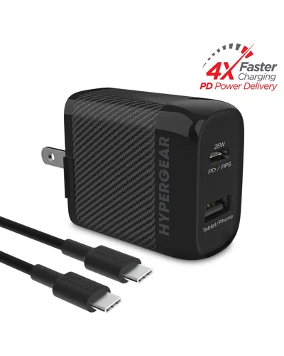 Hypergear Speedboost 25w Pd Usb-c Wall Kit In Black