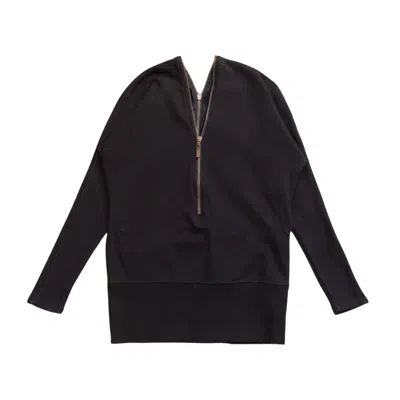 Pre-owned Hysteric Glamour 1990s Japanese Egoist Double Zipper Sweatshirt In Black