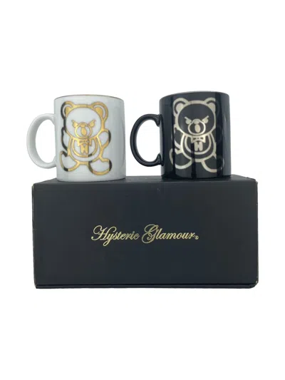 Pre-owned 2 Fuck Bear Mugs In Black from Grailed