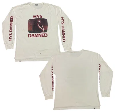 Pre-owned Hysteric Glamour 2010  Hys Damned Tees Design In White