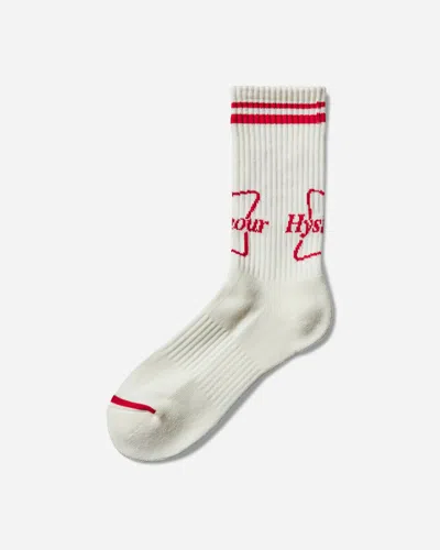 Hysteric Glamour 2tone Devil Woman Sports Socks White