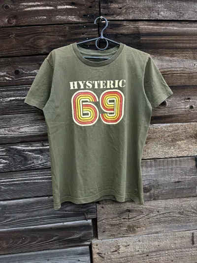 Pre-owned Hysteric Glamour 69 T-shirt In Green