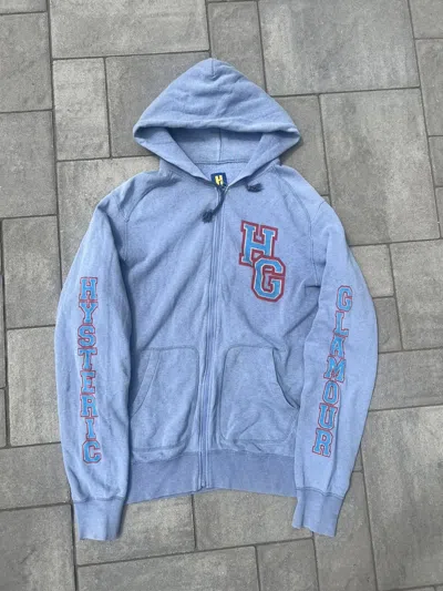 Pre-owned Hysteric Glamour 69 Zip Up In Blue