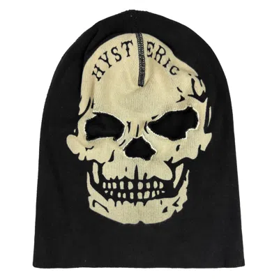 Pre-owned Hysteric Glamour 90's Skull Knit Balaclava In Black