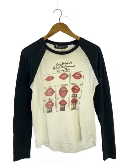 Pre-owned Hysteric Glamour Andy Warhol Raglan Long Sleeve Tee In White