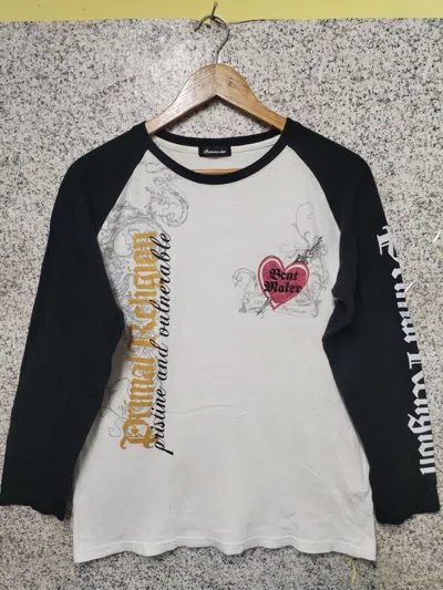 Pre-owned Hysteric Glamour Baumere Punk Poem Long Sleeve Ifsixwas Style