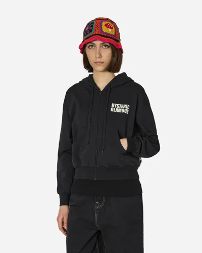Hysteric Glamour Born To Lose Zip Hoodie In Black | ModeSens