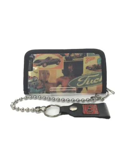 Pre-owned Hysteric Glamour Collage Print Chain Wallet In Multicolor