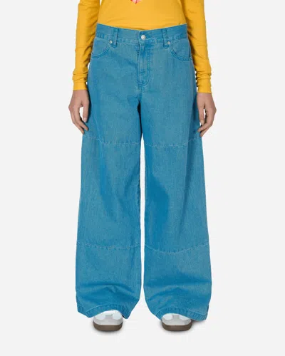 Hysteric Glamour Colored Denim Wide Pants Blue In Black