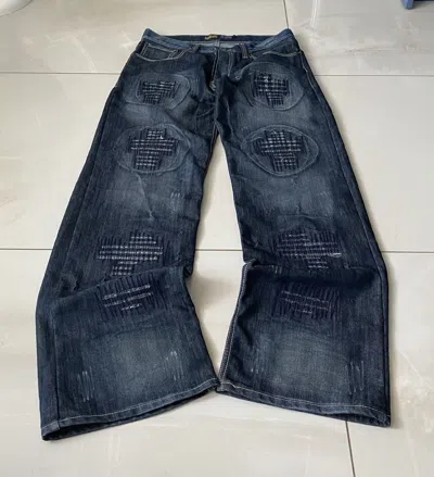 Pre-owned Hysteric Glamour Crazy Lgb If Six Was Nine Style Jeans Japanese Style In Blue