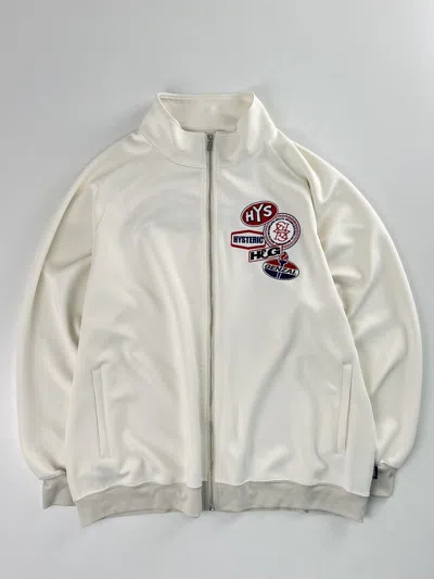 Pre-owned Hysteric Glamour Genzai College Track Jacket In White